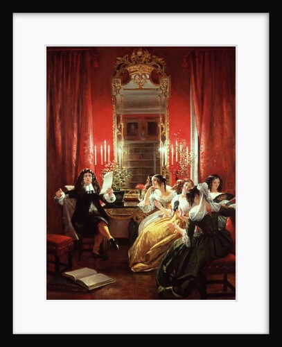 Trissotin Reading his Sonnet by Charles Robert Leslie