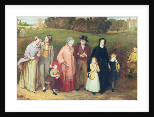 Sunday Morning - The Walk from Church, 1846 by Richard Redgrave