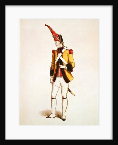 The Actor Dupuis as Fritz in Offenbach's Operetta 'La Grande Duchesse de Gerolstein' by French School