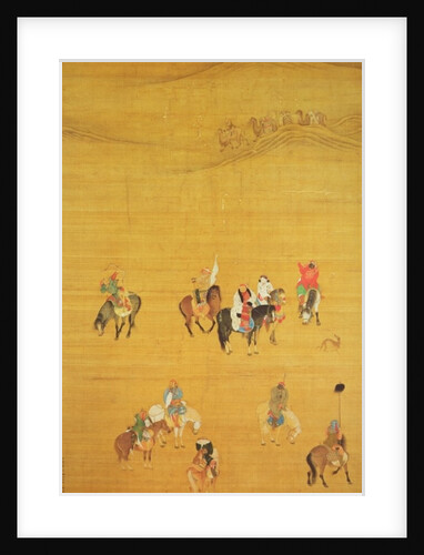 Kublai Khan Hunting, Yuan dynasty by Liu Kuan-tao (attr. to)