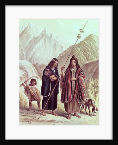 Araucanian Indians by French School