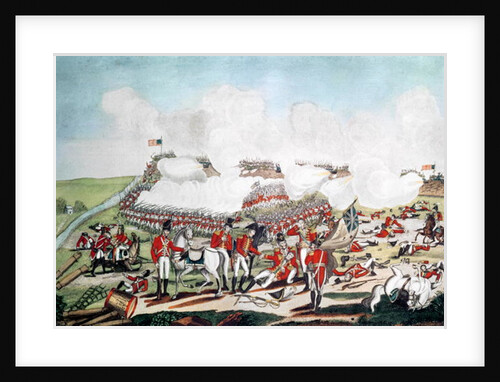 The Battle of New Orleans and the Death of Major General Packenham, 8th January 1815 by Benjamin West