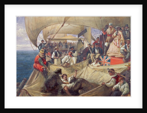 Neptune on Board the 'Newcastle' Crossing the Line, 1859 by William 'Crimea' Simpson