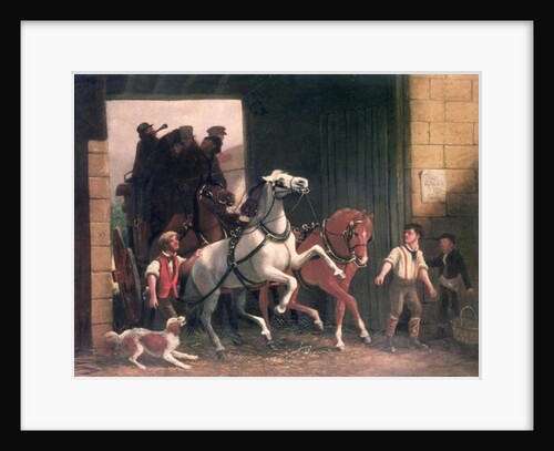 The Stage Arrives, c.1830 by English School