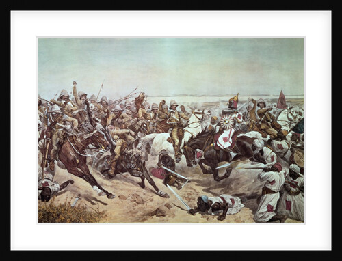 Charge of the 21st Lancers at Omdurman, 2nd September 1898 by Richard Caton II Woodville
