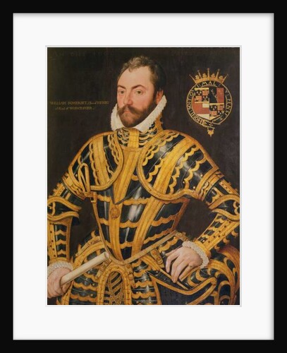 William Somerset 3rd Earl of Worcester, 1569 by English School