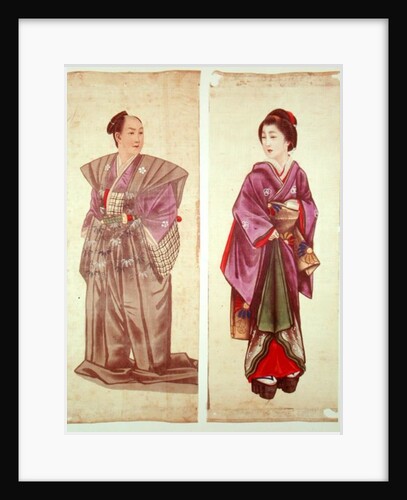 Two Japanese Figures by Japanese School