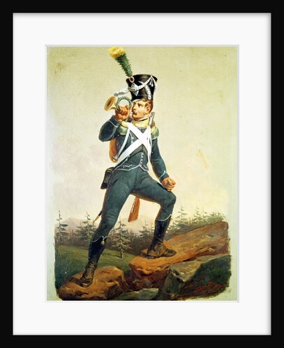 Light Infantry Ensign, 1811 by English School