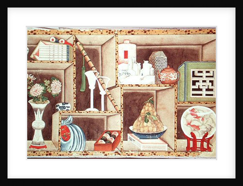 Trompe l'Oeil of Chinese Objects by School Chinese