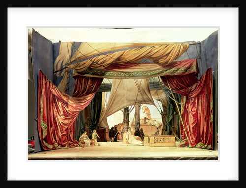 Stage model for the opera 'Tristan and Isolde' by Richard Wagner by German School