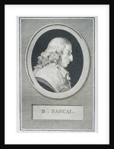 Blaise Pascal by Augustin de Saint-Aubin