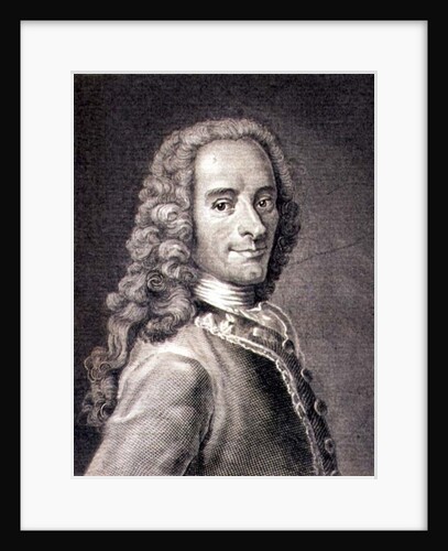 Francois Marie Arouet de Voltaire by Maurice Quentin de la Tour