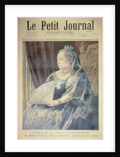 Jubilee of the Queen of England, front cover of 'Le Petit Journal', 27 June 1897 by French School