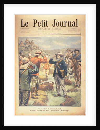 In the Transvaal: the Capitulation of General Cronje by French School