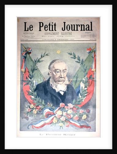 President Kruger, front cover of 'Le Petit Journal', 2 December 1900 by Oswaldo Tofani