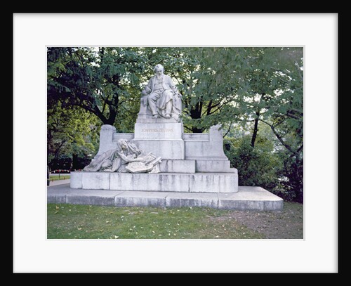 Monument to Johannes Brahms 1908 by Rudolf von Weyr