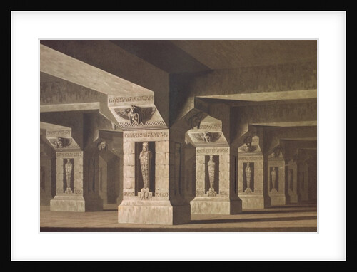 Set design for Act II Scene xx of 'The Magic Flute' by Wolfgang Amadeus Mozart by Karl Friedrich Schinkel