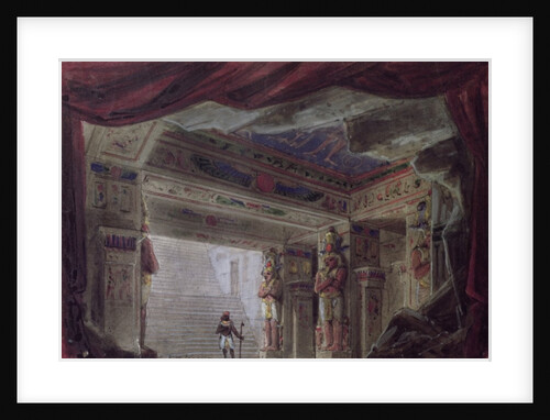 Set design for 'The Magic Flute' by Wolfgang Amadeus Mozart by French School