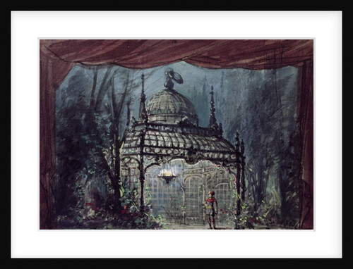 Set design for 'The Magic Flute' by Wolfgang Amadeus Mozart by French School