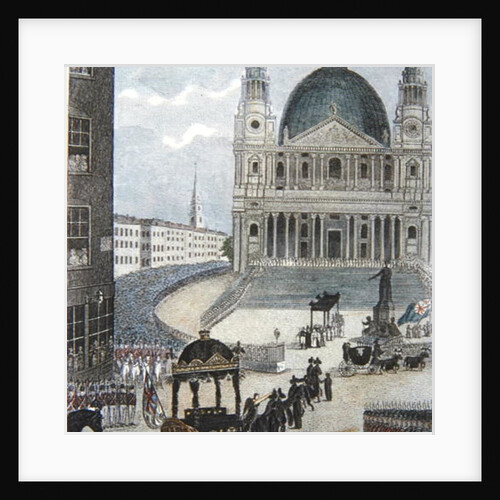 The Funeral of Lord Nelson on 9th January 1806 by English School