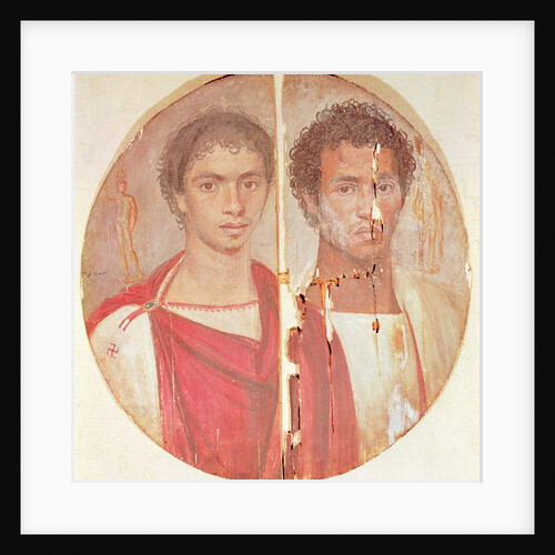 Portrait of two brothers by Roman Period Egyptian