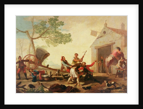 The Fight at the Venta Nueva, 1777 by Francisco Jose de Goya y Lucientes