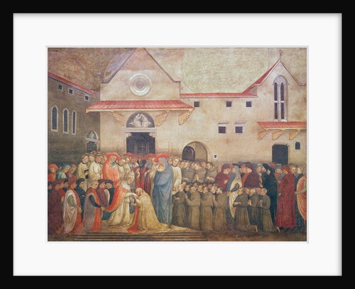 Consecration of the New Church of St. Egidio by Pope Martin V, September 1420, 1430s by Bicci di Lorenzo