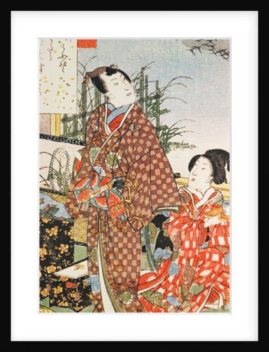 Illustration from 'The Tale of Genji' by Utagawa (1786-1865) Kunisada