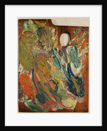 Palette with which van Gogh painted 'Marguerite Gachet at the Piano', 1890 by Anonymous