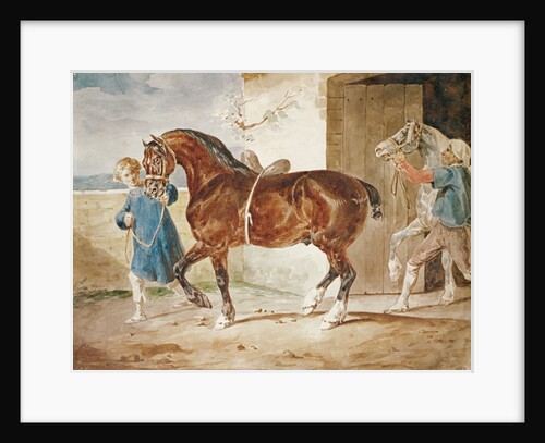 Leaving the Stable, 19th century by Theodore Gericault