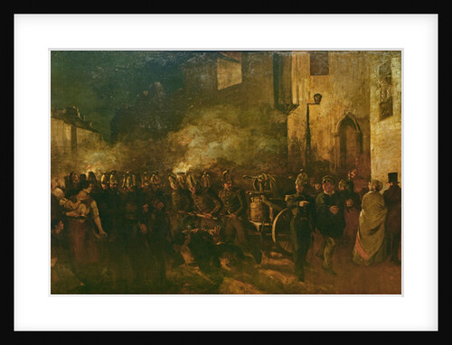 The Fire by Gustave Courbet