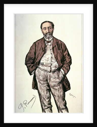 Portrait of Camille Saint-Saens by Charles Paul Renouard