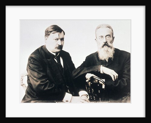 Photograph of Glazunov and Rimsky-Korsakov by Anonymous