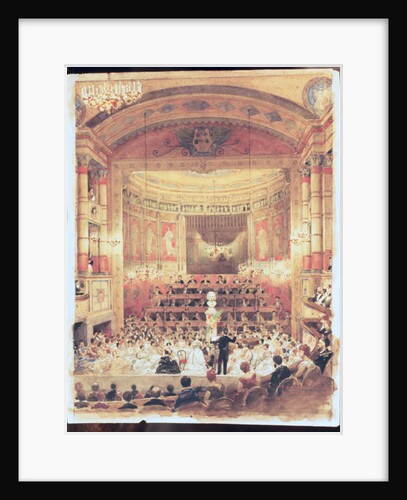 Performance of Bach's The Passion, in the Ancient Conservatory, 16th May 1885 by Unknown Artist