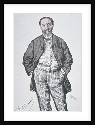 Portrait of the French composer and music critic Charles Camille Saint-Saens by Charles Paul Renouard