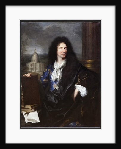 Portrait of Jules Hardouin Mansart by Hyacinthe Francois Rigaud