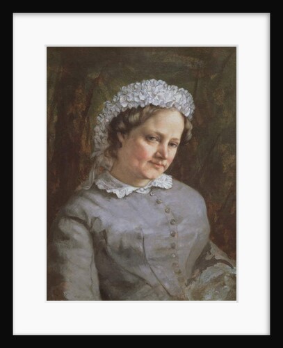 Portrait of Madame Prudhon by Gustave Courbet