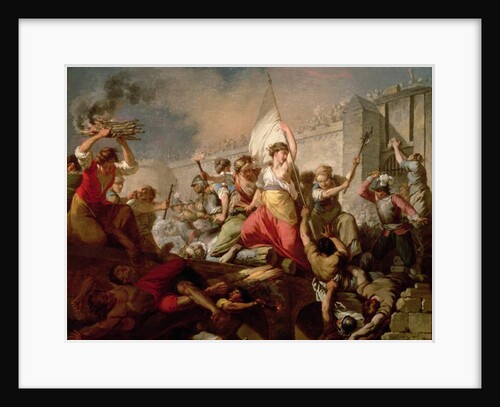 Jeanne Hachette at the Siege of Beauvais in 1472, 1778 by Jean Jacques Francois Le Barbier