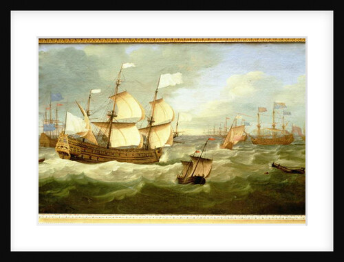 The Joining of d'Estrees and the Duke of York, 1672 by Jan Karel Donatus van Beecq