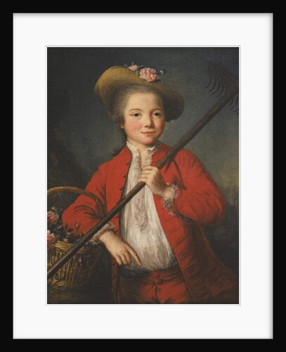 Portrait of Antoine Duplaa, aged 9 by Marianne Loir