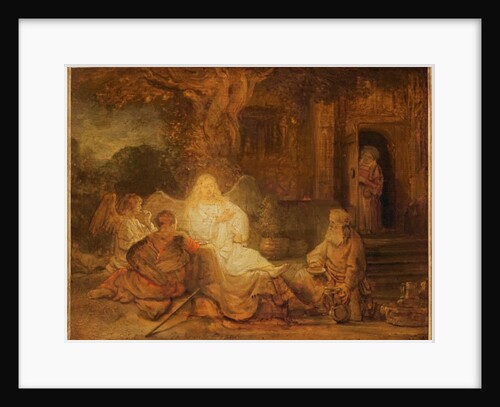 Abraham Receives the Three Angels, 1646 by Rembrandt Harmensz. van Rijn