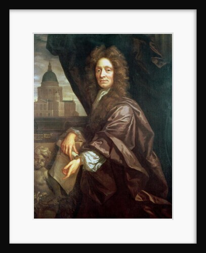Portrait of Sir Christopher Wren by English School