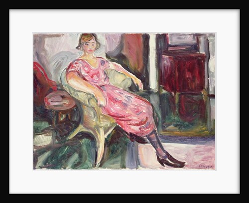 Woman in a Wicker Chair, 1924-25 by Edvard Munch