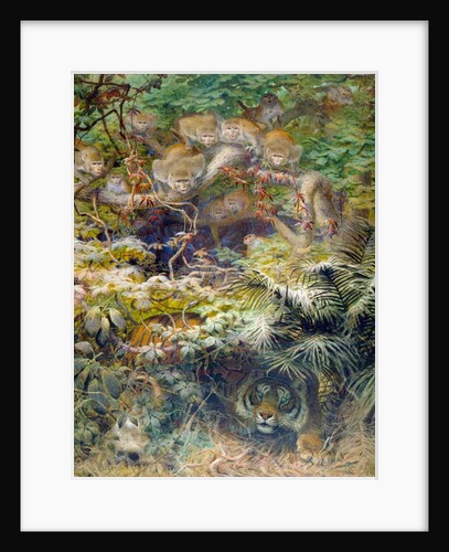 Row in the Jungle, 1863 by Joseph Wolf