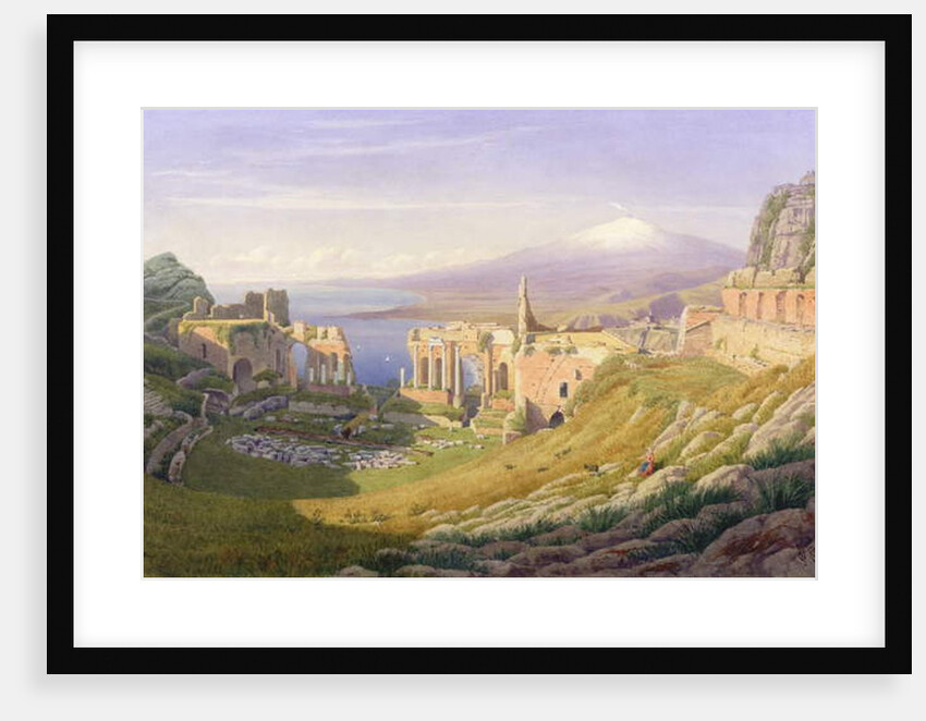 Taormina, Sicily, 1876 by William J. Ferguson