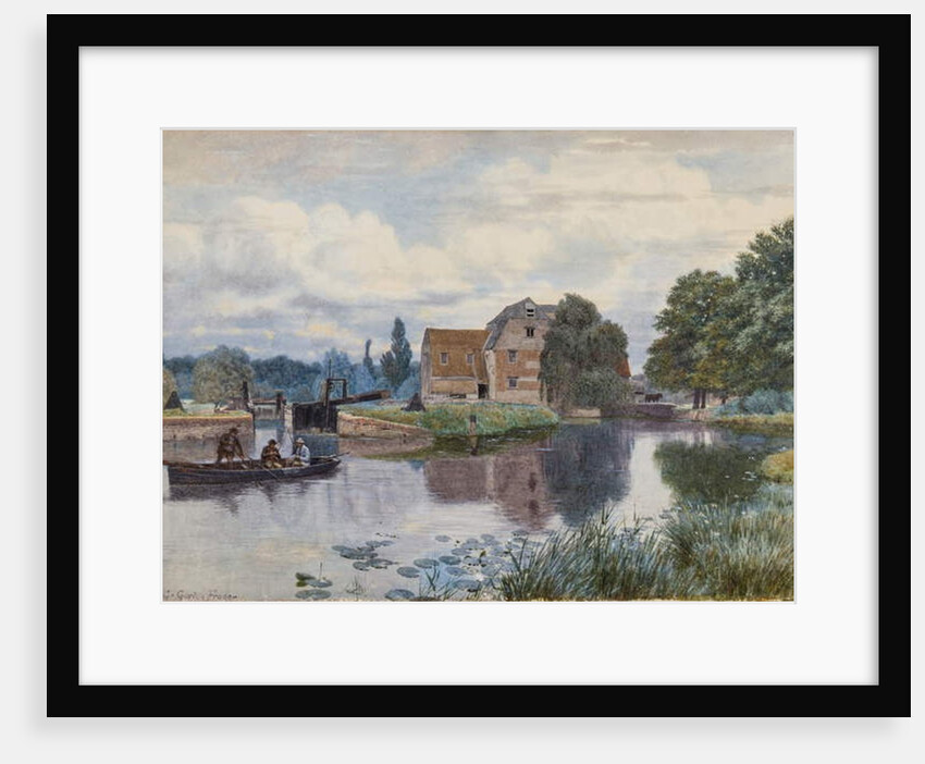 Hemingford Mill, On the Ouse, Huntingdonshire by George Gordon Fraser