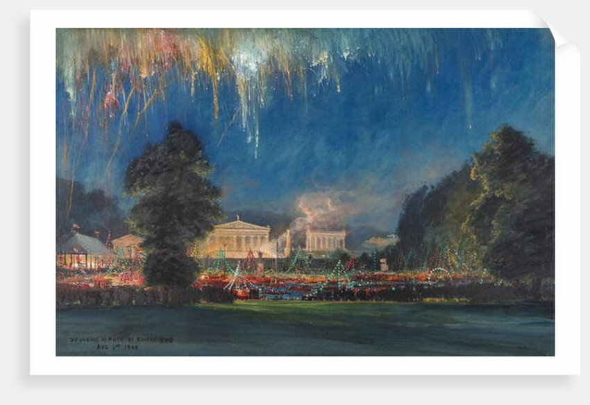 Souvenir of Fête at Bourne End by Henry William Woolls