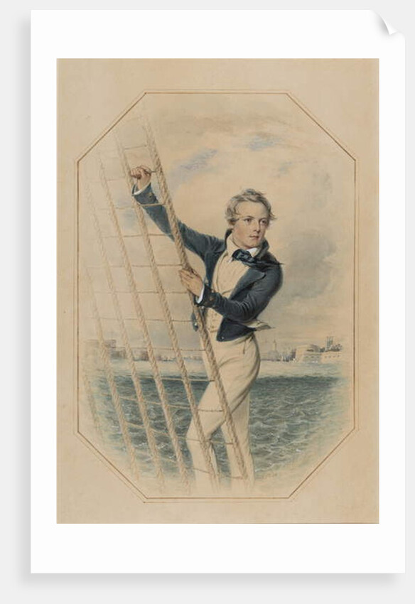 Arthur William Acland Hood aged 16, May 1840 by William Derby