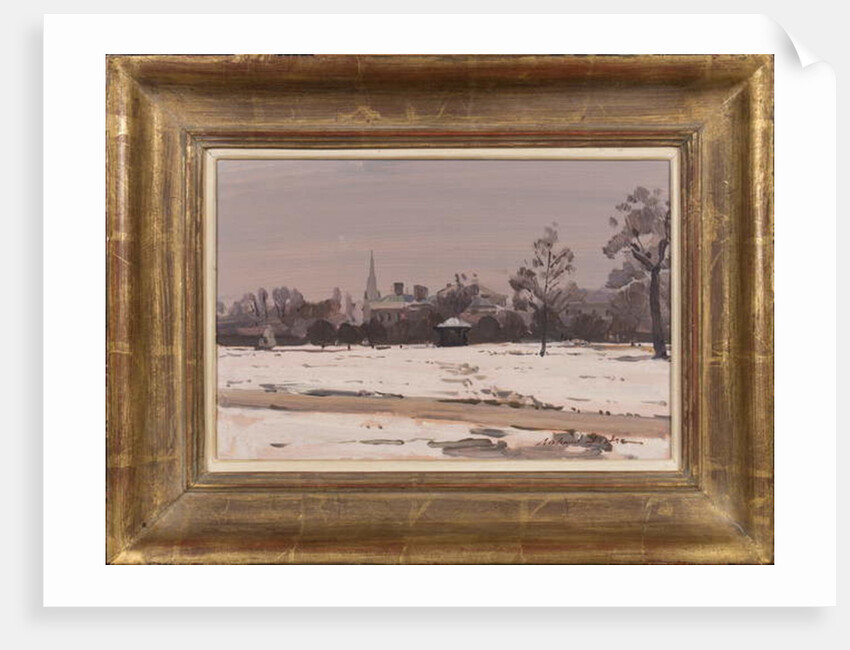 Winter Dusk: Kensington Palace, 1991 by Richard Foster