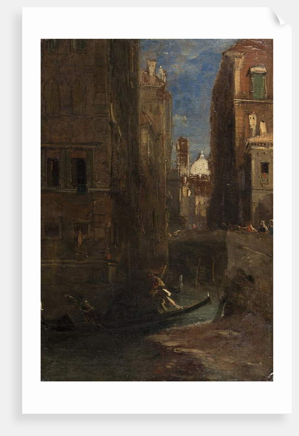 Looking towards San Giorgio dei Greci, Venice, 1844 by James Holland